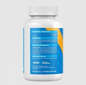 Лецитин VPLab Lecithin - 120 гелевых капсул / 2026-01-01