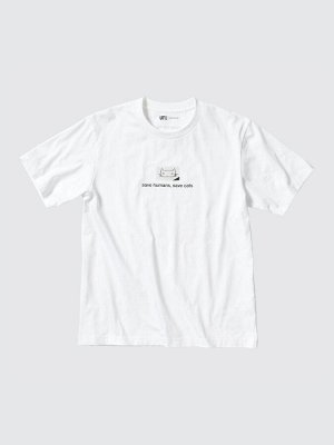 UNIQLO Женская футболка, белый