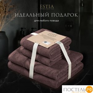 Комплект полотенец ESTIA МАРТОС, Махра, 50х80 см - 2 шт, 70х130 см - 2 шт