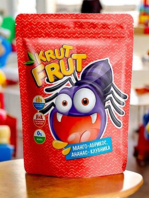 Мармелад жевательный «КрутФрут» в форме разноцветных пауков, 200 г