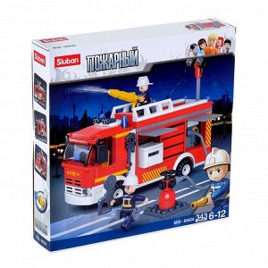Конструктор «Пожарная машина», 343 детали