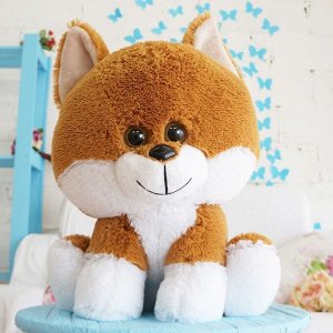 Мягкая игрушка "Собака Вольт", цвет шоколадный, 45 см