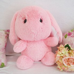 Мягкая игрушка "Зайчик Банни", цвет розовый, 45 см
