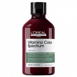LP Vitamino Color Spectrum шампунь зеленый 300мл д/темн.вол. нейтрализ.красн.тонов флакон / 12шт / E4324600 / 268206