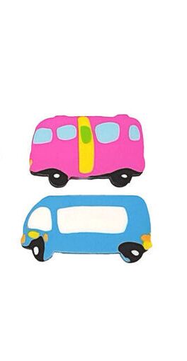 Набор ластиков "deVENTE. Cars" 2 шт, синтетический каучук, в пластиковой упаковке