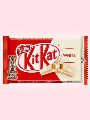 Шоколадный батончик в белом шоколаде Kit Kat Кит Кат 4 Fingers KitKat  Вайт КитКат 41,5 гр