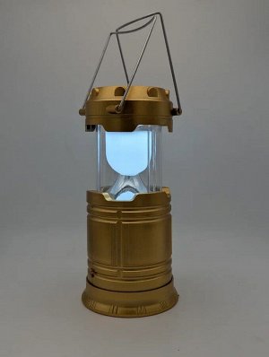 Фонарь кемпинговый с солнечной панелью (SX-5800T) [12.2х8.6см, ABS пластик, 1200mAh, IPX1, 25 Вт, USB, 261г]