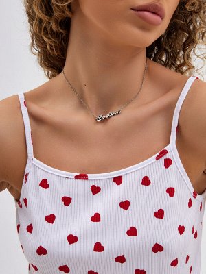 Костюм женский кашкорсе с шортами "ФЕЯ" СЕРДЕЧКИ
