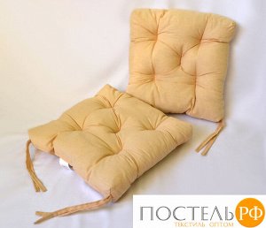 Подушка для стула 35*35 бязь(бежевый) (отгружается по 2 шт.)