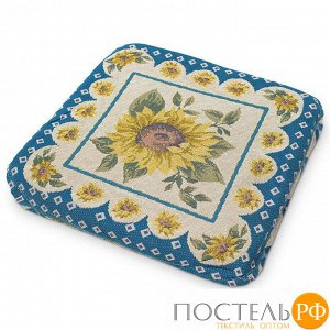 Чехол для стула FINI.COP арт.Girasoli blue разм.50х50