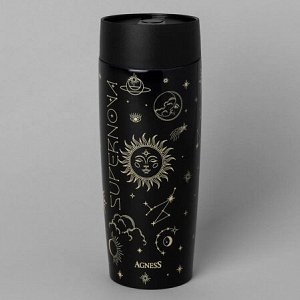 Термокружка "SuperNova Black" 360мл, цв.черный