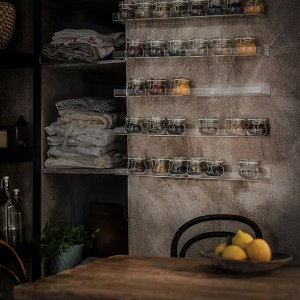MELLÖSA, Полка для картин, прозрачный, 60 см