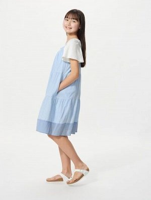 UNIQLO - хлопковое платье на бретельках - 61 BLUE