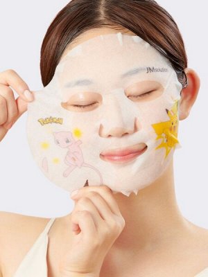 JMsolution Тканевая маска с аминокислотами (Мью) STAMP IN AMINO ACID MASK POKEMON, 30мл*1 шт.