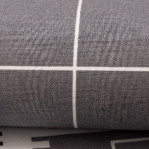 Постельное белье 2-спальное, простыня 215х220 см, 2 наволочки 70х70 см, пододеяльник 175х215 см, Bravo, поплин, Ньюз 5996-1+5929а-3