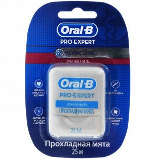 ORAL_B Зубная нить Pro-Expert Clinic Line Прохладная мята 25м