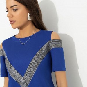 Брючный комплект из трикотажа, Нешуточная конкуренция (blue 2 в 1)