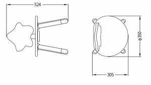 Стул детский Звездочка