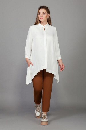 Комплект Комплект Beautiful&Free 1849 белый 
Рост: 164 см.

Универсальный комплект, состоящий из блузки и брюк. Модель предназначена для повседневного использования. Блузка в стиле &quot;бохо&quot;, 