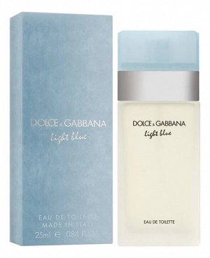 DOLCE  GABBANA LIGHT BLUE edt (w) 25ml  м(е) туалетная вода женская