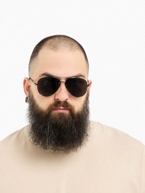 Очки солнцезащитные женские OneSun, поляризационные, uv 380, дужка 15 см, ширина 15 см, линза 5.5x6 см, чёрные