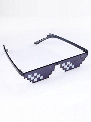 Очки солнцезащитные пиксельные OneSun, uv 375, дужка 14.8 см, ширина 15.1 см, линза 6.2x3 см