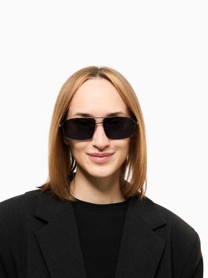 Очки солнцезащитные OneSun, поляризационные, UV 400, дужка 14 см, ширина 14.5 см, линза 4.5x6 см, серые