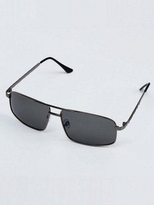 Очки солнцезащитные OneSun, поляризационные, UV 400, дужка 14 см, ширина 14.5 см, линза 4.5x6 см, серые