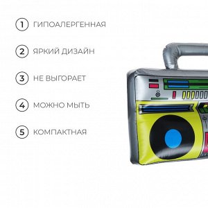 Игрушка надувная «Магнитофон», 40 см