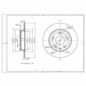 Диск тормозной Avantech, арт. BR3013S