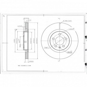 Диск тормозной Avantech, арт. BR3025S