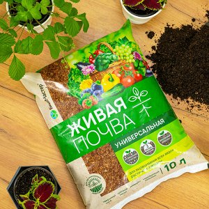 Живая почва, универсальная, 10л БиоМастер