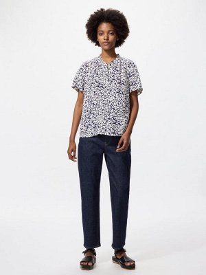 UNIQLO Rayon Print Shirt – рубашка из вискозы с принтом