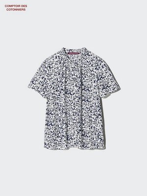 UNIQLO Rayon Print Shirt – рубашка из вискозы с принтом