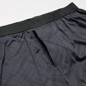 UNIQLO AIRism - легкие домашние штаны с графическим дизайном - 09 BLACK