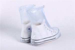 Fashion & Bags Бахилы многоразовые силиконовые, защитные чехлы на обувь от дождя на молнии