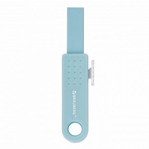 Ластик выдвижной BRAUBERG "Slider Mini", 68х12х8мм, пастельные цвета ассорти,1 шт, 271983