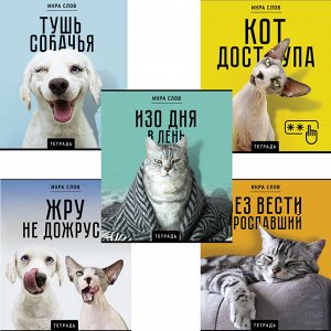 Тетрадь 48л.КЛЕТКА, ПЗБМ скоба, А5, конгрев, TWIN лак, Икра слов, 1 шт, 27377