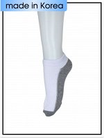 Носки короткие мужские бело-серые, 1 пара 25-27 см / Slazenger