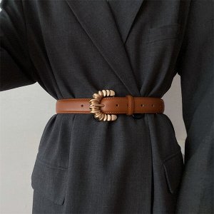 Ремень женский, воловья кожа, 105 см