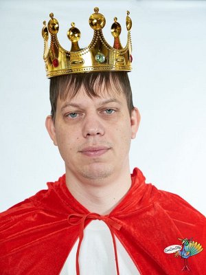 корона Короля золото, пластик
