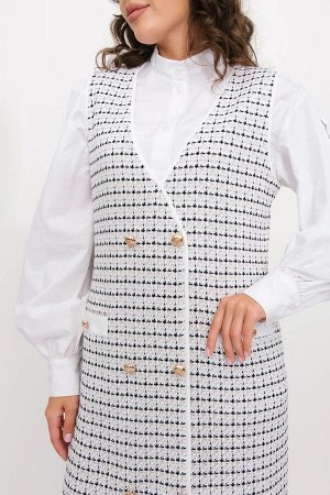 Платье Д 3484/белый