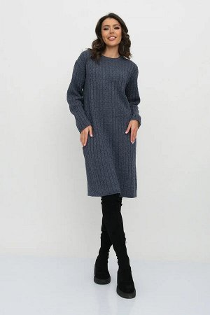 Платье 3-629/джинс