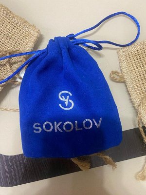 Sokolov серьги серебро фианиты