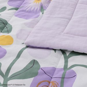 Nishikawa Skin Comforter Quilt Blanket - воздушное покрывало с цветочным принтом
