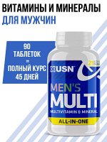 USN Men&#039;s Multi Витамины для мужчин с витамином D3 5000, 90 таб