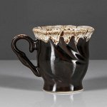 Чашка чайная &quot;Орфей&quot; коричневая пена, 220 мл