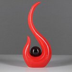 Ваза &quot;Лиада&quot;, красный цвет, 36 см, керамика