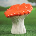 Садовая фигура &quot;Гриб лисичка&quot;, глянец, 22 см