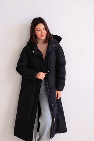 Пальто + ДЛИНА: 110 (+-3) см.
+ СОСТАВ: ПЭ 100%; подклад: ПЭ 100%; утеплитель: 150 г/м
+ ПАРАМЕТРЫ МОДЕЛИ: 81/60/91, рост модели 165 см.
+ ОБРАЗЕЦ НА МОДЕЛИ: 42-44